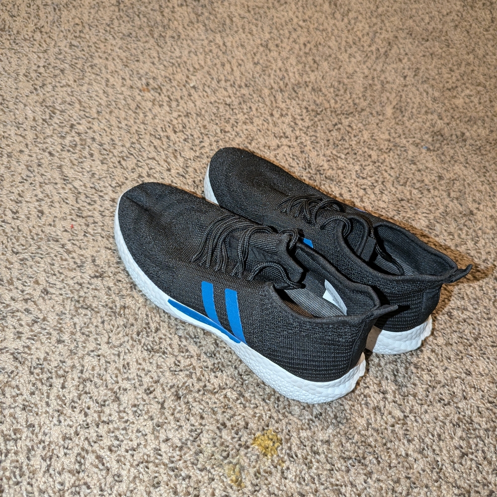 Black and Blue Athletic Sneakers